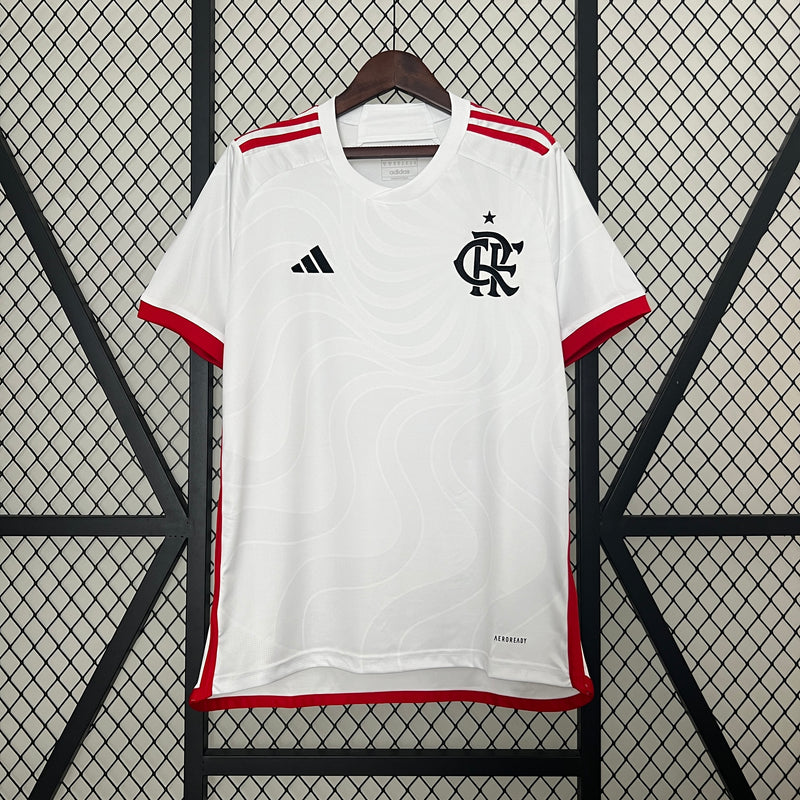 Camisa Flamengo Away 24/25 Branca - Adidas Torcedor Masculina (Importação)