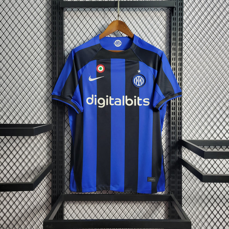 Camisa Inter de Milão Titular 22/23 - Versão Torcedor (Importação)