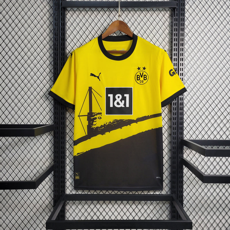 Camisa Borussia Dortmund Home 23/24 - Puma Torcedor Masculina  (Importação)