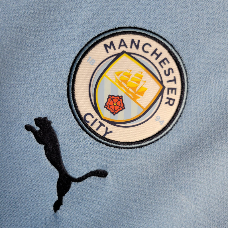 Manchester City Home 22/23 - Puma Torcedor Masculina (Importação)