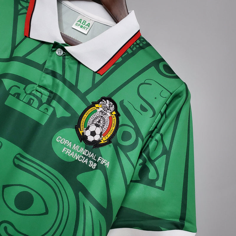 Camisa México Titular 1998 - Versão Retro (Importação)