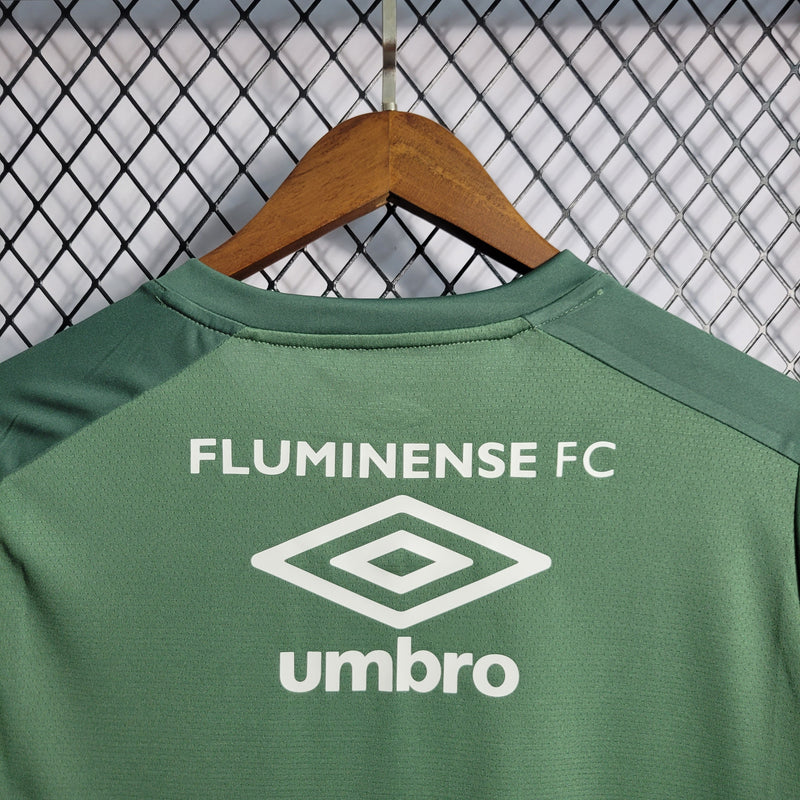 Camisa Fluminense Treino 23/24 - Umbro Torcedor Masculina - Verde (Importação)