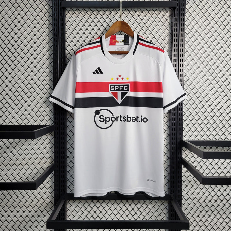 Camisa São Paulo Home 23/24 - Adidas Torcedor Masculina - Lançamento (Importação)