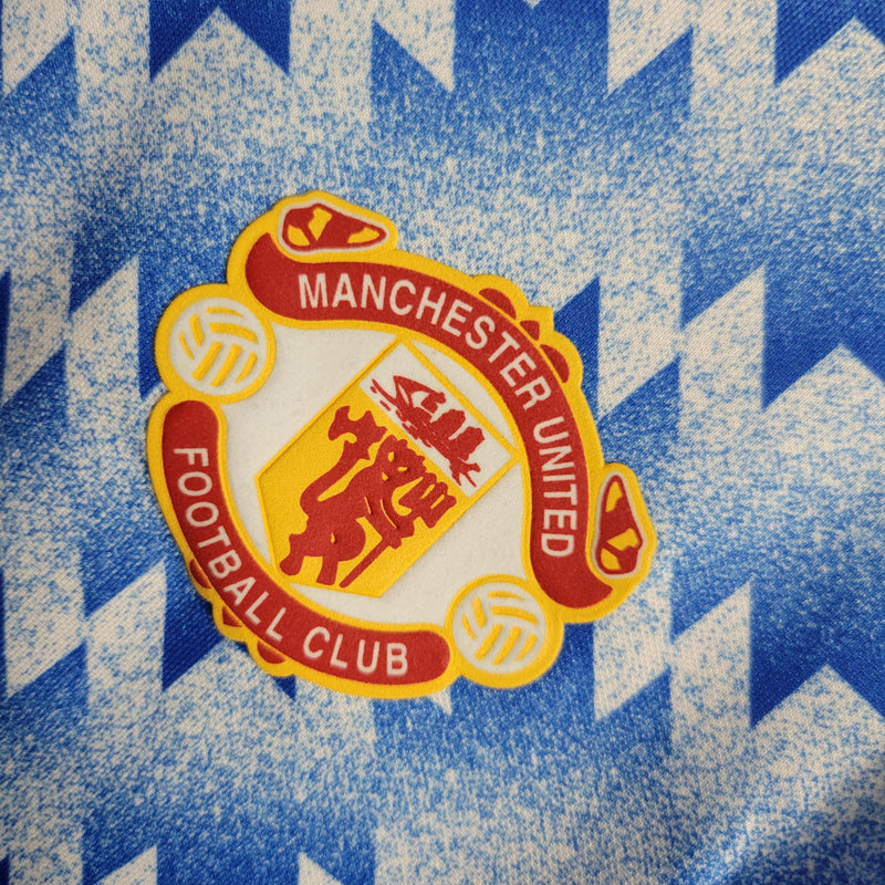 Camisa Manchester United Reserva 90/92 - Versão Retro Manga Comprida (Importação)