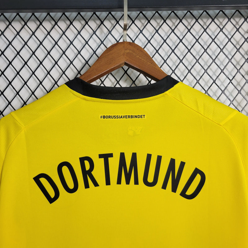 Camisa Borussia Dortmund Home 23/24 - Puma Torcedor Masculina  (Importação)