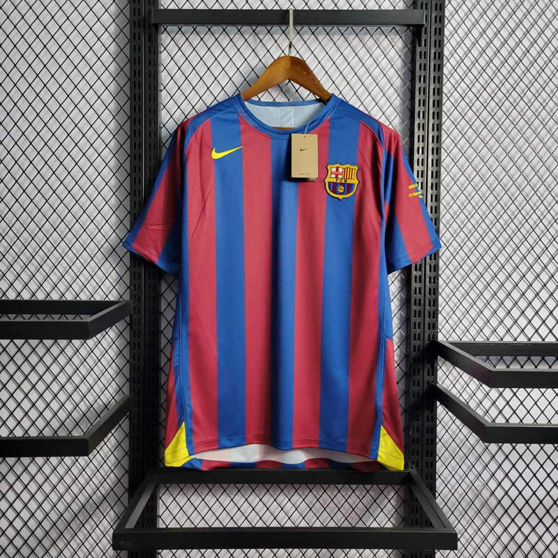 Camisa Barcelona Titular 2006 - Versão Retro  (Importação)