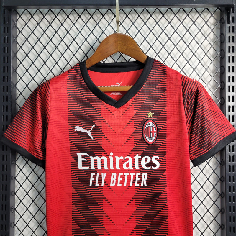 Kit Infantil AC Milan Home 23/24 (Importação)