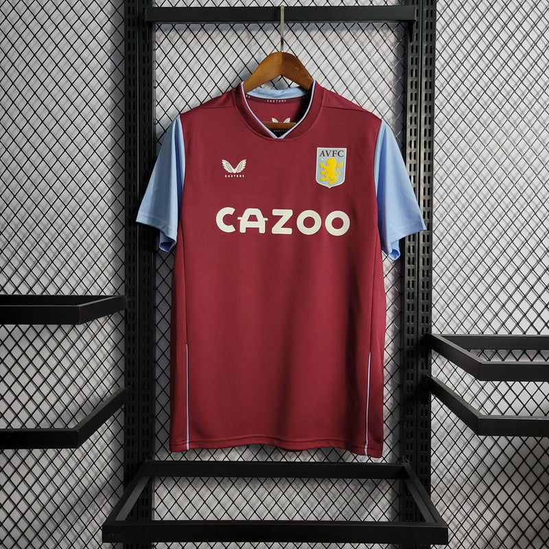 Camisa Aston Villa Titular 22/23 - Versão Torcedor (Importação)