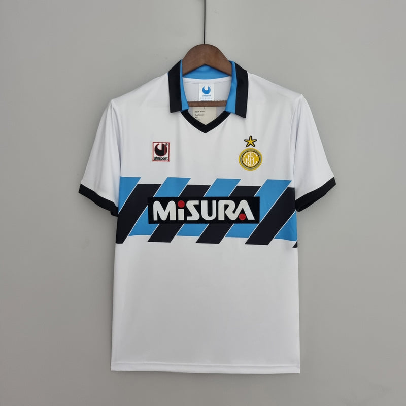 Camisa Inter de Milão Reserva 90/91 - Versão Retro (Importação)