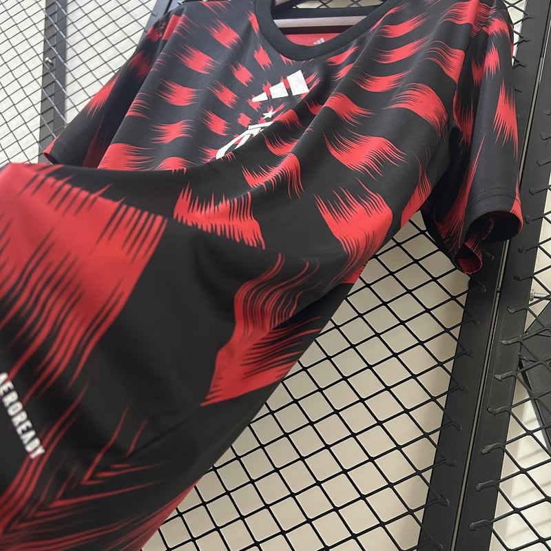 Camisa Flamengo Pre-Match 25/26  - Adidas Torcedor (Importação)