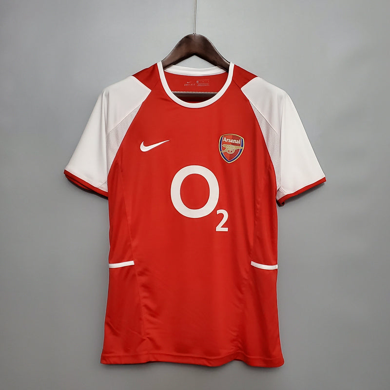 Camisa Arsenal Titular 02/04 - Versão Retro  (Importação)