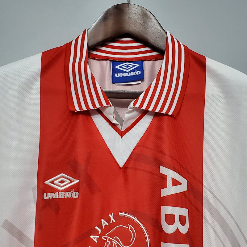 Camisa Ajax Titular 95/96 - Versão Retro (Importação)