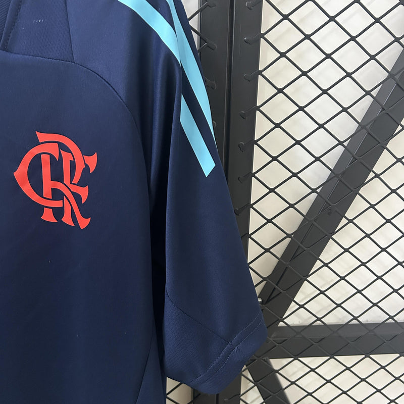 Camisa Flamengo Treino Azul Escuro  25/26  - Adidas Torcedor