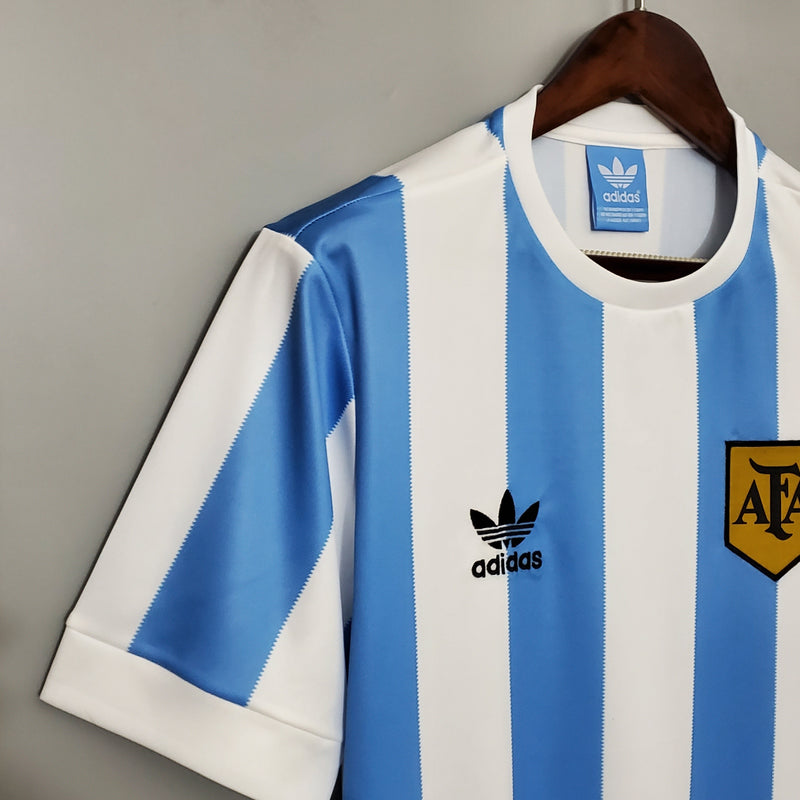 Camisa Argentina Titular 1978 - Versão Retro (Importação)