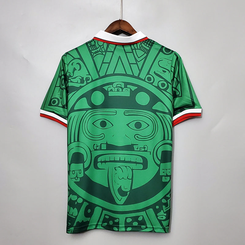 Camisa México Titular 1998 - Versão Retro (Importação)