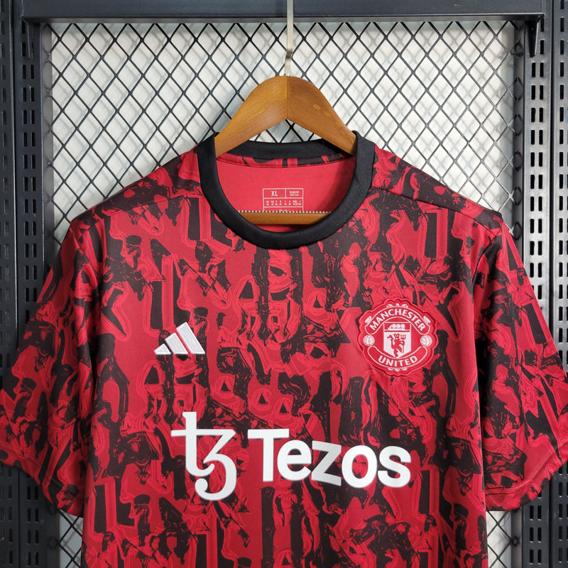 Camisa Manchester United Treino 23/24 - adidas Torcedor Masculina  - Lançamento (cópia)