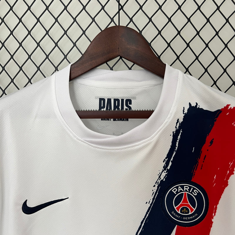 Camisa Psg Away 24/25 Branca - Nike Torcedor Masculina (Importação)