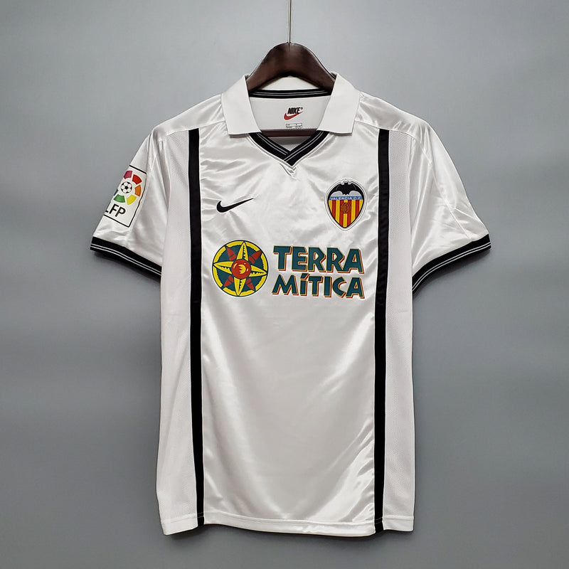 Camisa Valencia Titular 01/02 - Versão Retro (Importação)