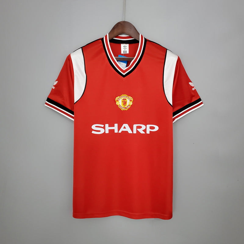 Camisa Manchester United Titular 85/86 - Versão Retro (Importação)