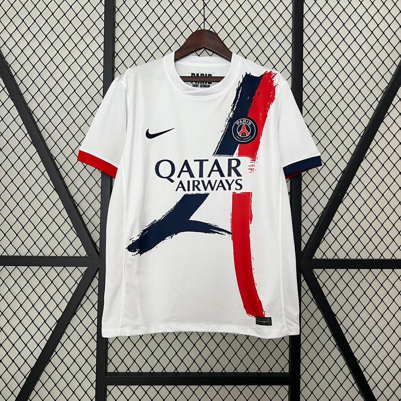 Camisa Psg Away 24/25 Branca - Nike Torcedor Masculina (Importação)