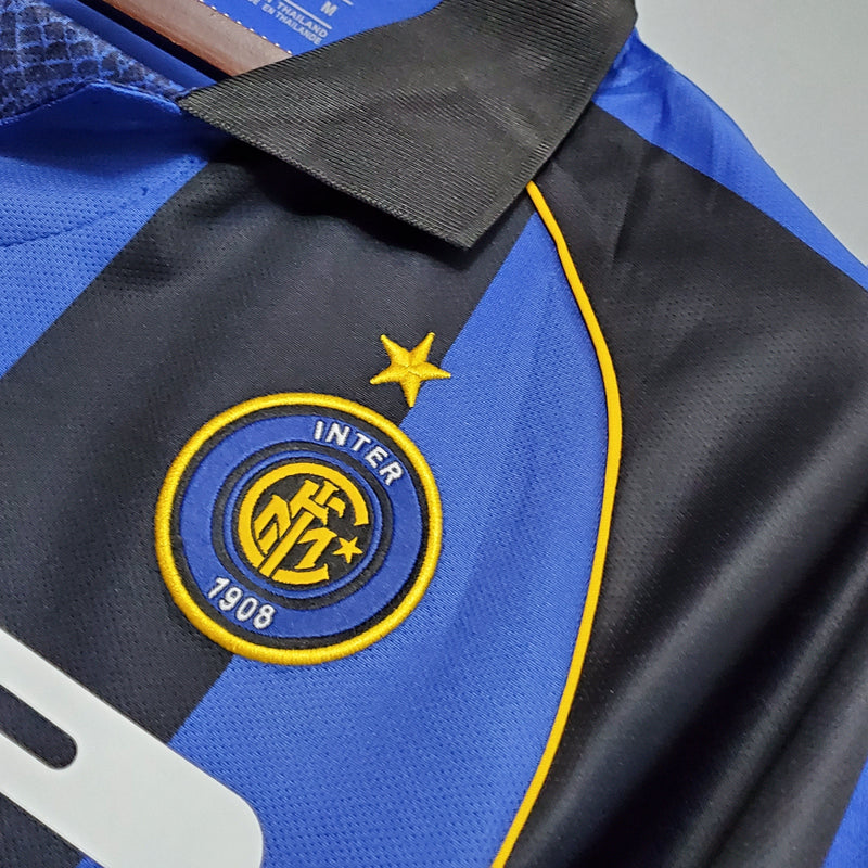 Camisa Inter de Milão Titular 01/02 - Versão Retro (Importação)