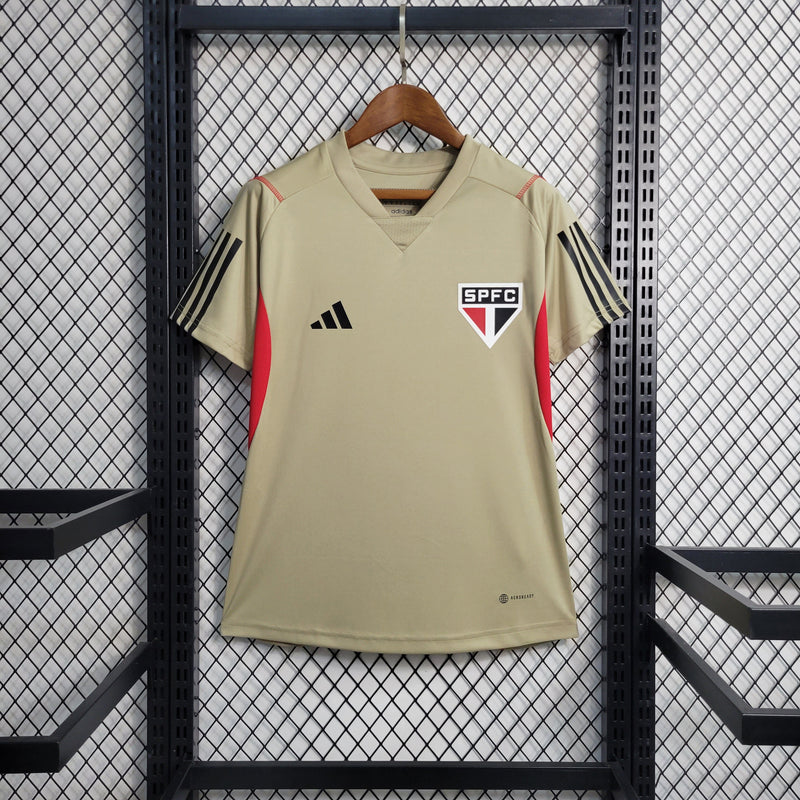 Camisa São Paulo Treino 23/24 - Adidas Feminina (Importação)