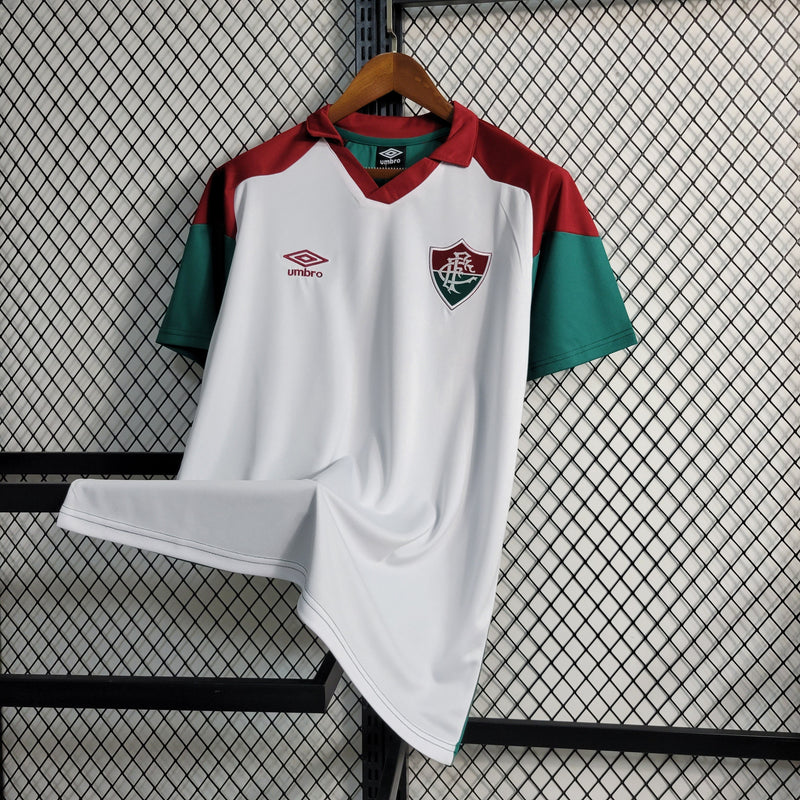 Camisa Fluminense Treino 23/24 - Umbro Torcedor Masculina - Branco (Importação)