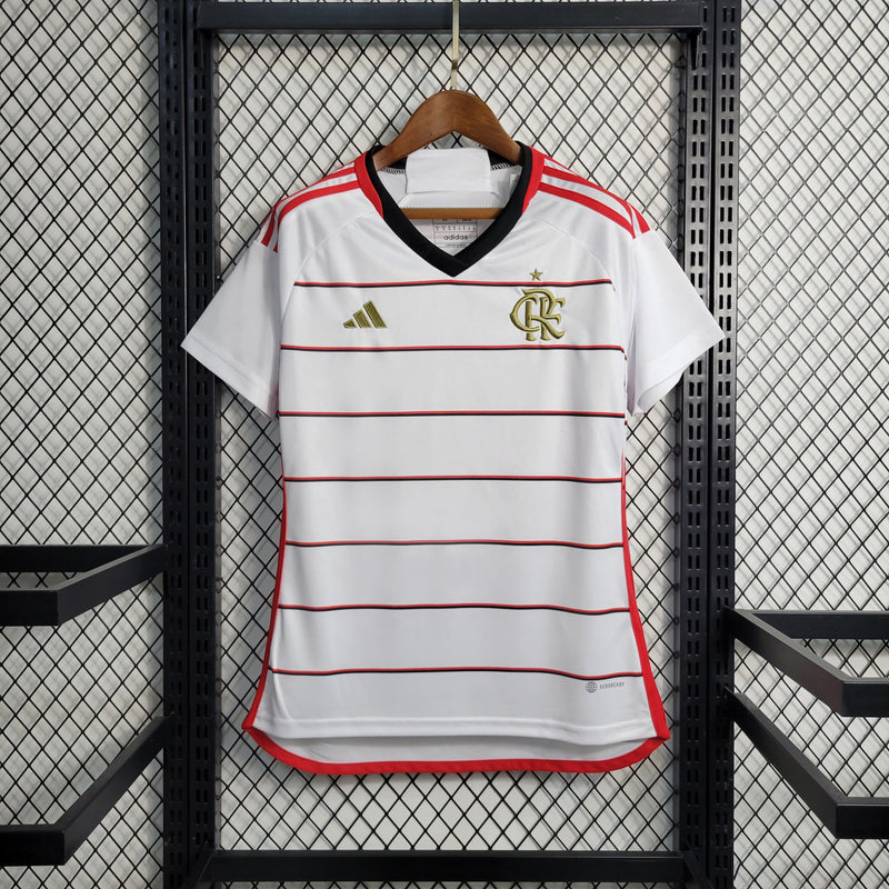 Camisa Flamengo Away 23/24 - Adidas Feminina (Importação)