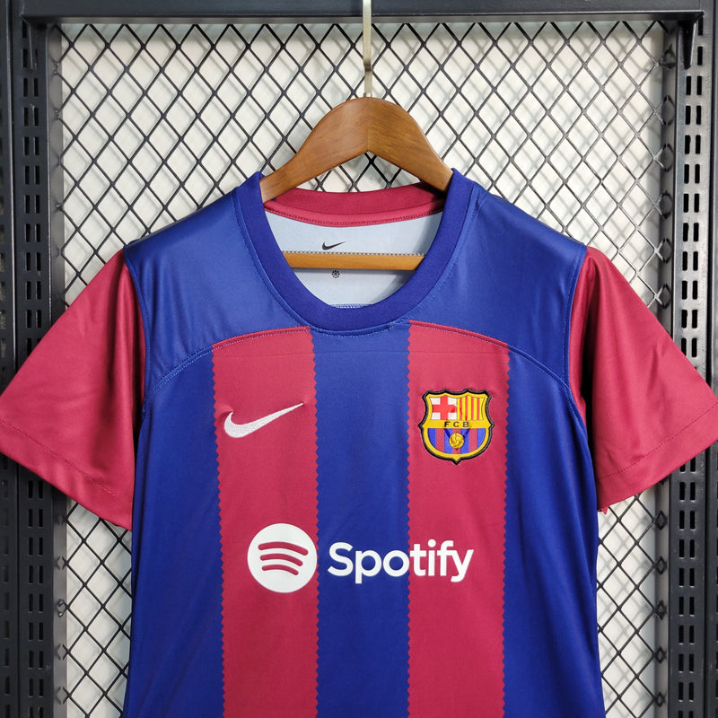 Camisa Barcelona Home 23/24 - Nike Feminina (Importação)