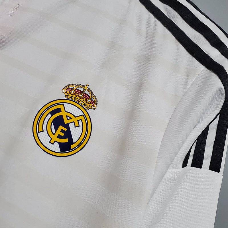 Camisa Real Madrid Titular 14/15 - Versão Retro Manga Comprida (Importação)