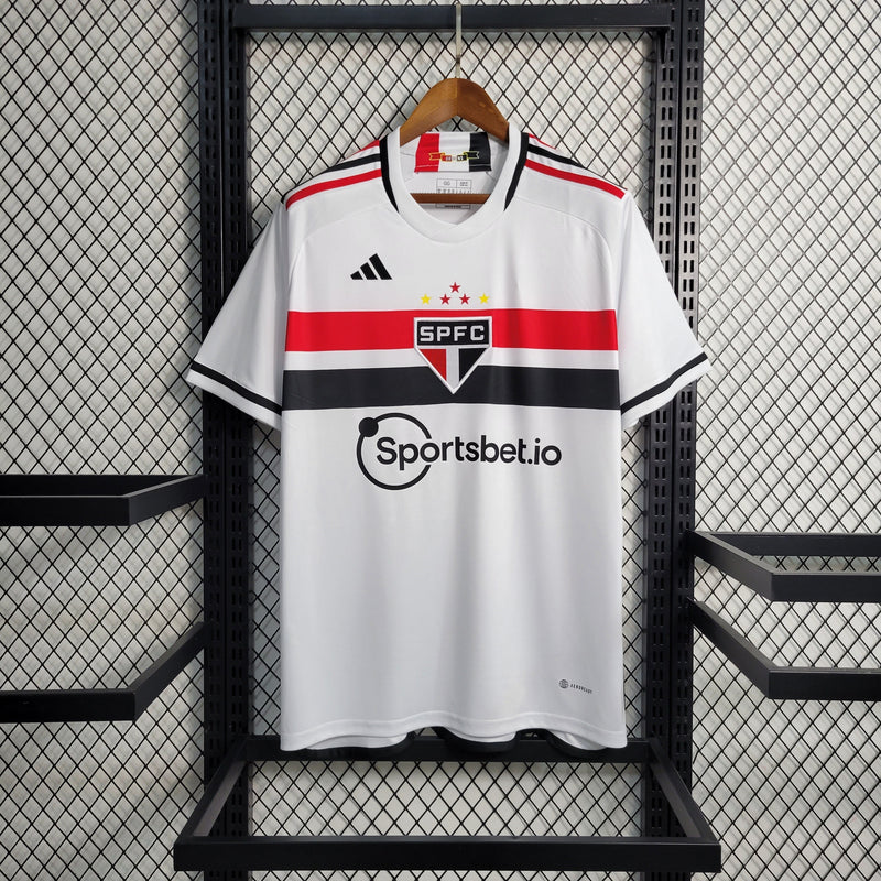 Camisa São Paulo Home 23/24 - Adidas Torcedor Masculina - Lançamento (Importação)