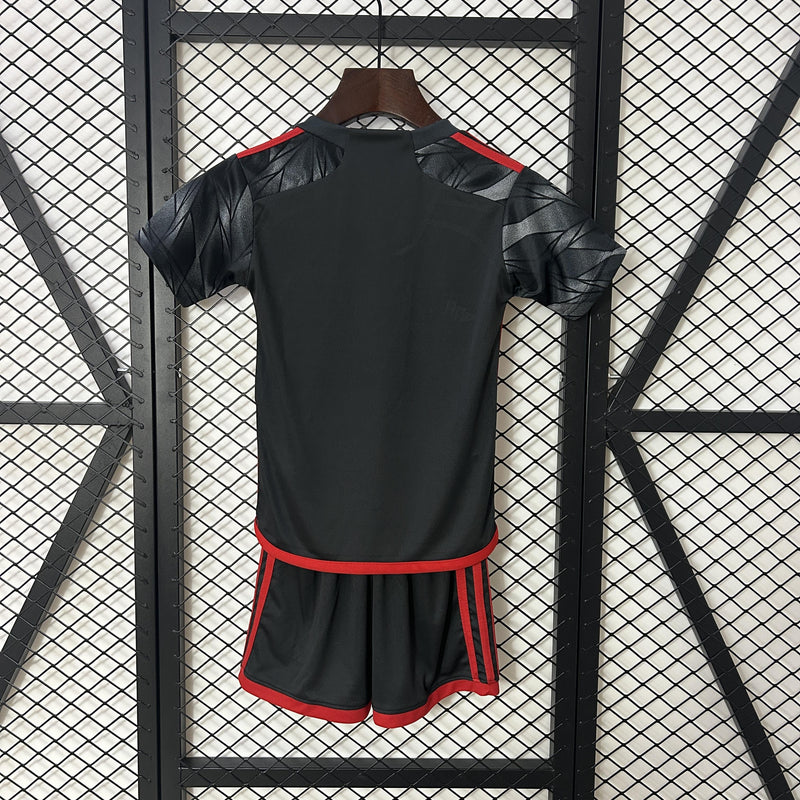 Kit Infantil Flamengo III 24/25 - Adidas Torcedor (Importação)