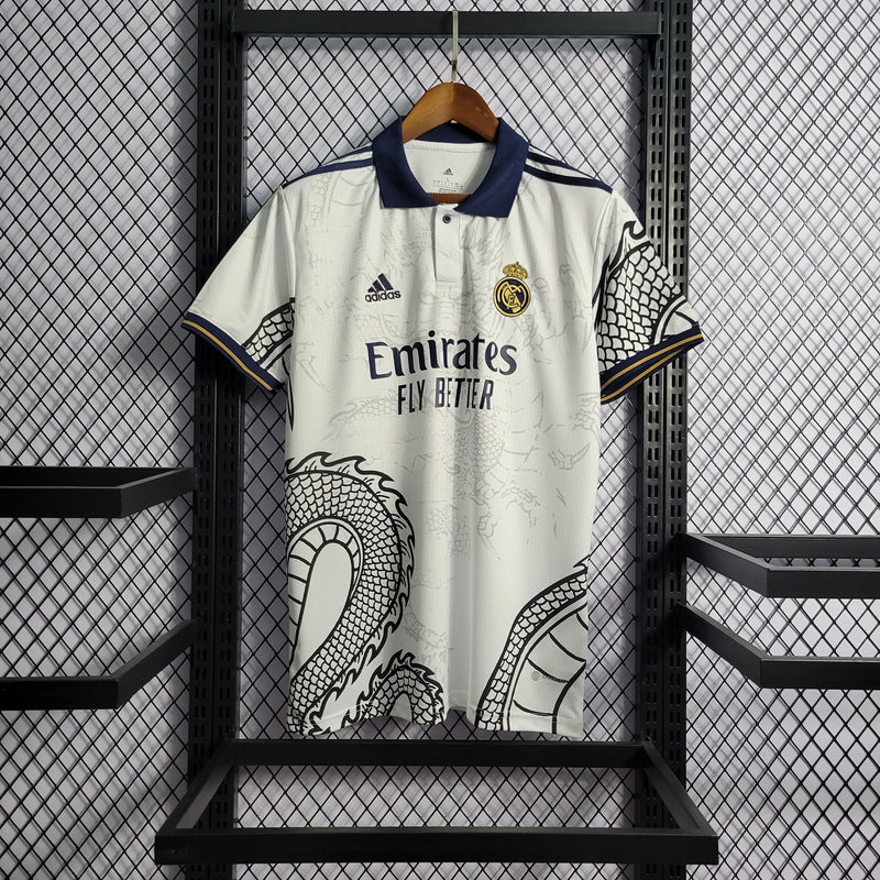 Camisa Real Madrid Edição Especial Dragão Chinês 22/23 - Versão Torcedor   (Importação)