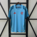 Camisa Flamengo Treino Azul Claro  25/26  - Adidas Torcedor (Importação)