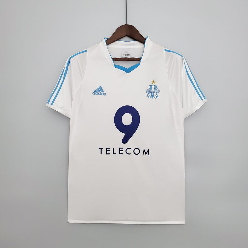 Camisa Olympique de Marseille Titular 02/03 - Versão Retro (Importação)