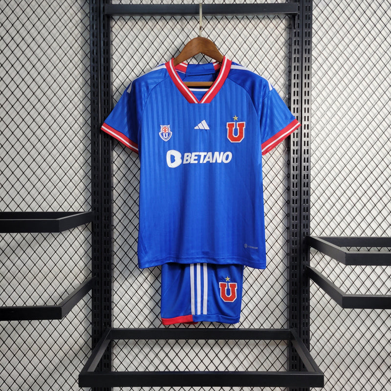 Kit Infantil Universidade do Chile Titular 23/24 (Importação)