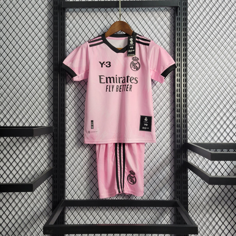 Kit Infantil Real Madrid Pink 22/23 (Importação)