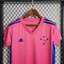 Camisa Cruzeiro Edição Especial Rosa 22/23 - Versão Feminina (Importação)