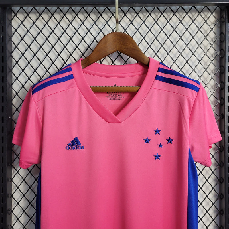 Camisa Cruzeiro Edição Especial Rosa 22/23 - Versão Feminina (Importação)