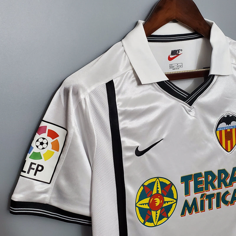 Camisa Valencia Titular 01/02 - Versão Retro (Importação)