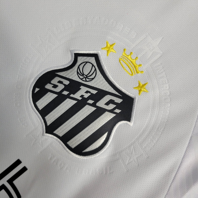 Camisa Santos Home 23/24 - Umbro Torcedor Masculina - Lançamento (Importação)