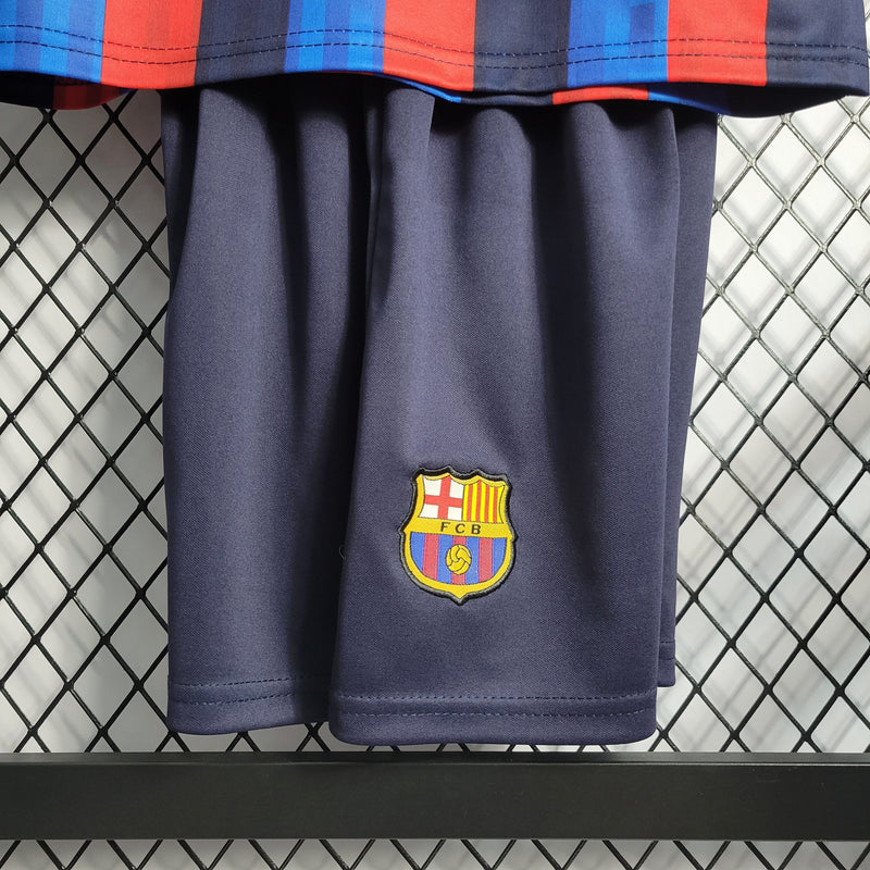 Kit Infantil Barcelona Titular 22/23 (Importação)