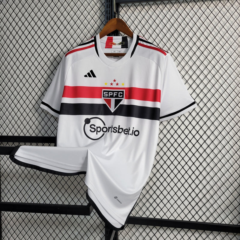 Camisa São Paulo Home 23/24 - Adidas Torcedor Masculina - Lançamento (Importação)