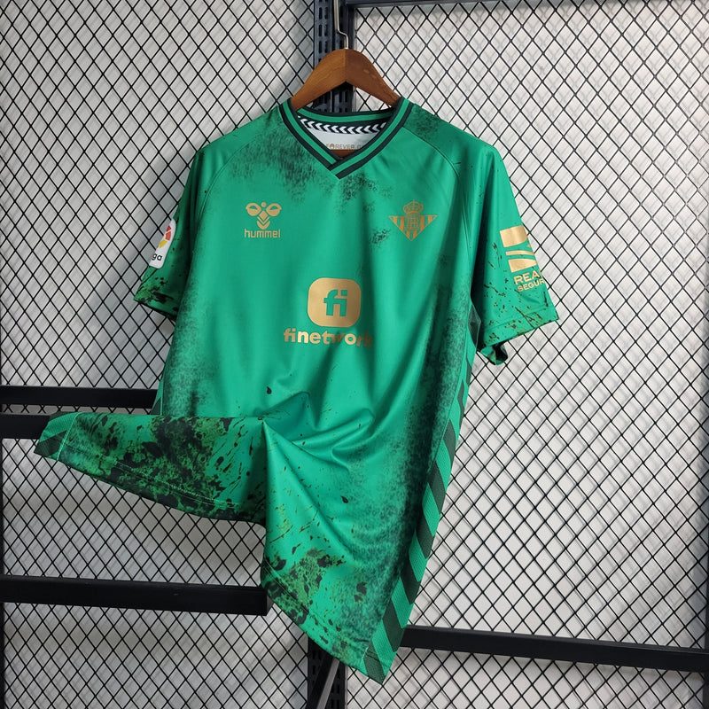 Camisa Real Betis Home 23/24 - Hummel Torcedor Masculina - (Importação)