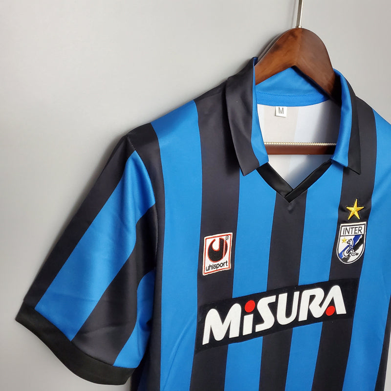 Camisa Inter de Milão Titular 88/90 - Versão Retro (Importação)