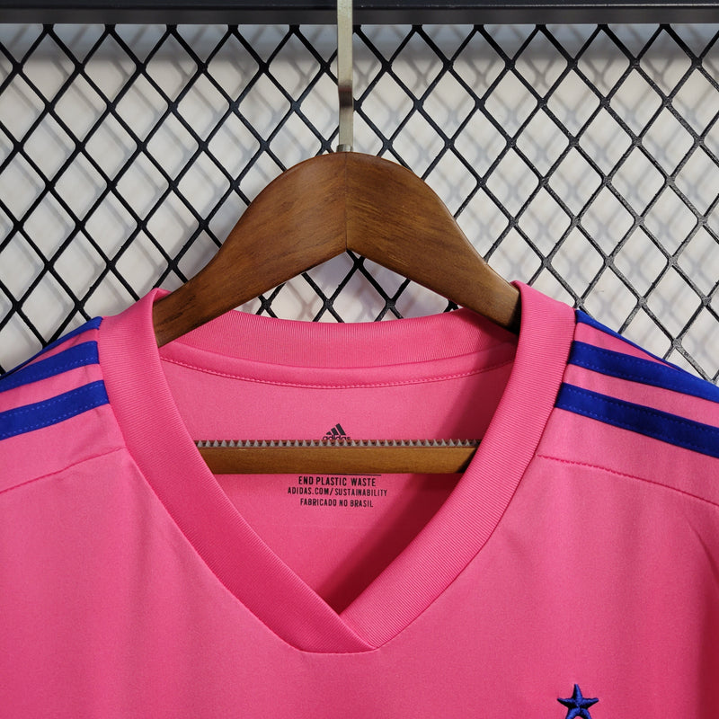 Camisa Cruzeiro Edição Especial Rosa 22/23 - Versão Feminina (Importação)