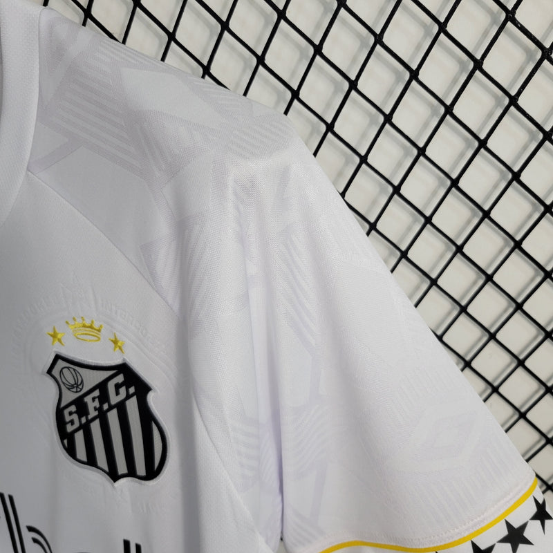 Camisa Santos Home 23/24 - Umbro Torcedor Masculina - Lançamento (Importação)