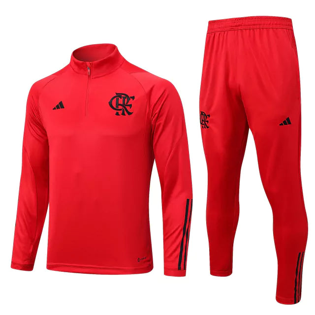 Conjunto de Treino do Flamengo 23/24 Vermelho (Importação)