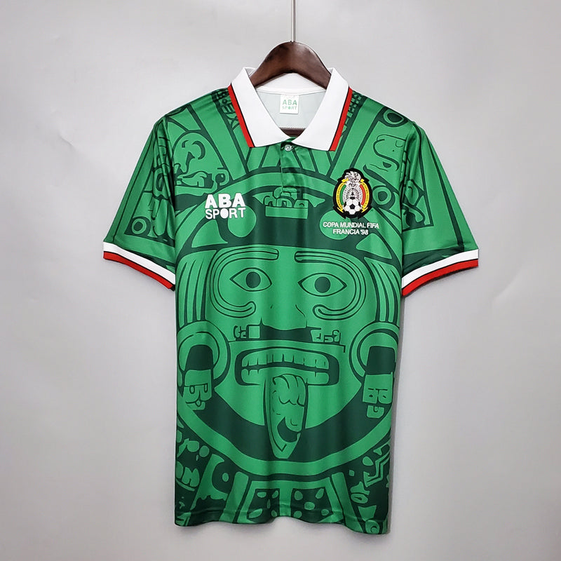 Camisa México Titular 1998 - Versão Retro (Importação)