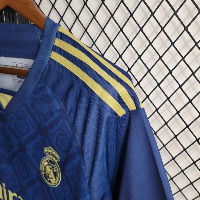 Camisa Real Madrid Azul Royal - 23/24 (Importação)